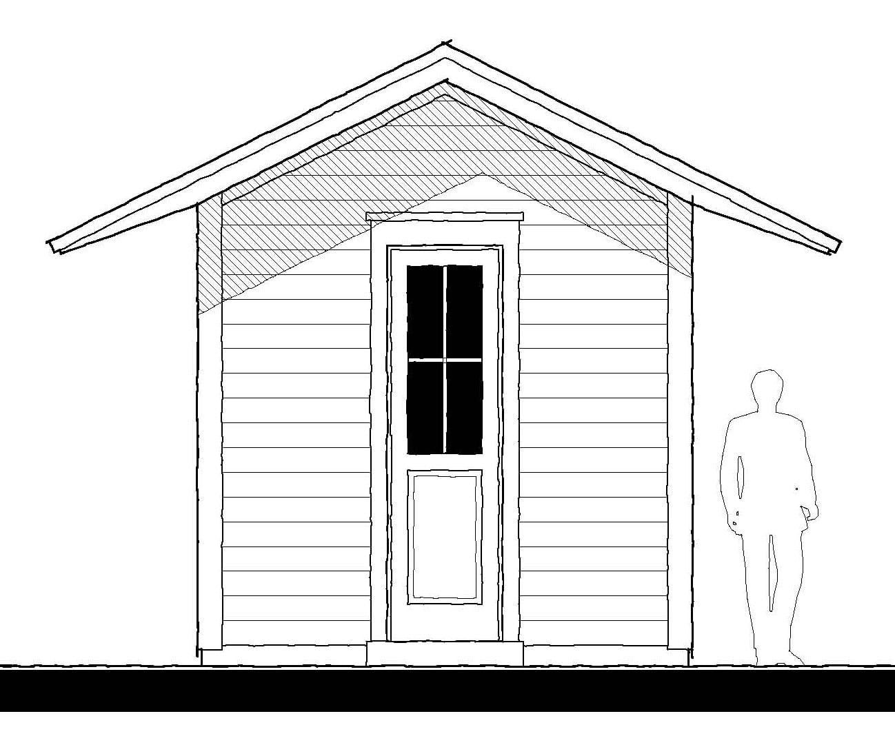 Shed (18581S) — featured elevation