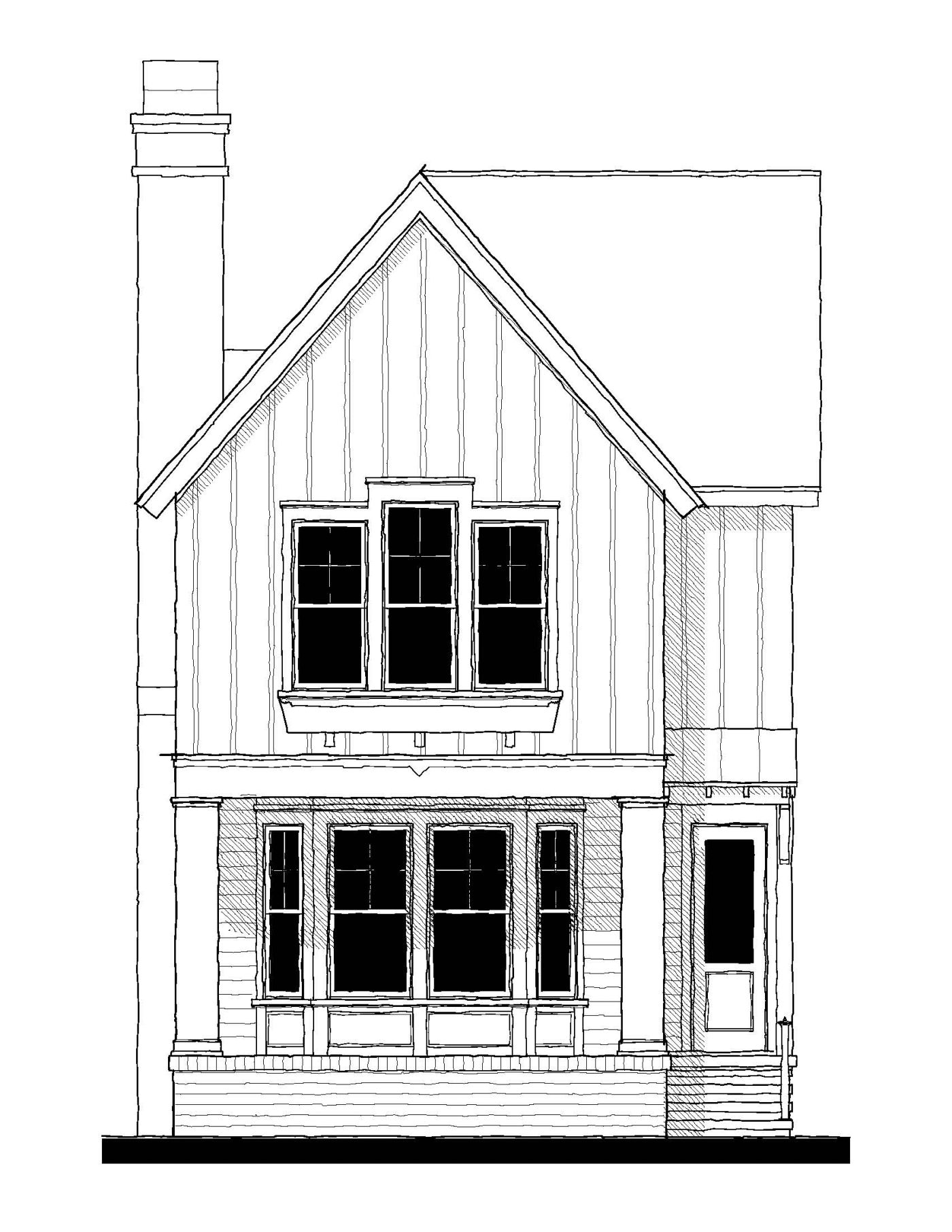 Sisters of the Sea-B (14394) — featured elevation