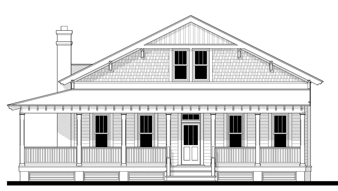Spartina Cottage (16399) — featured elevation