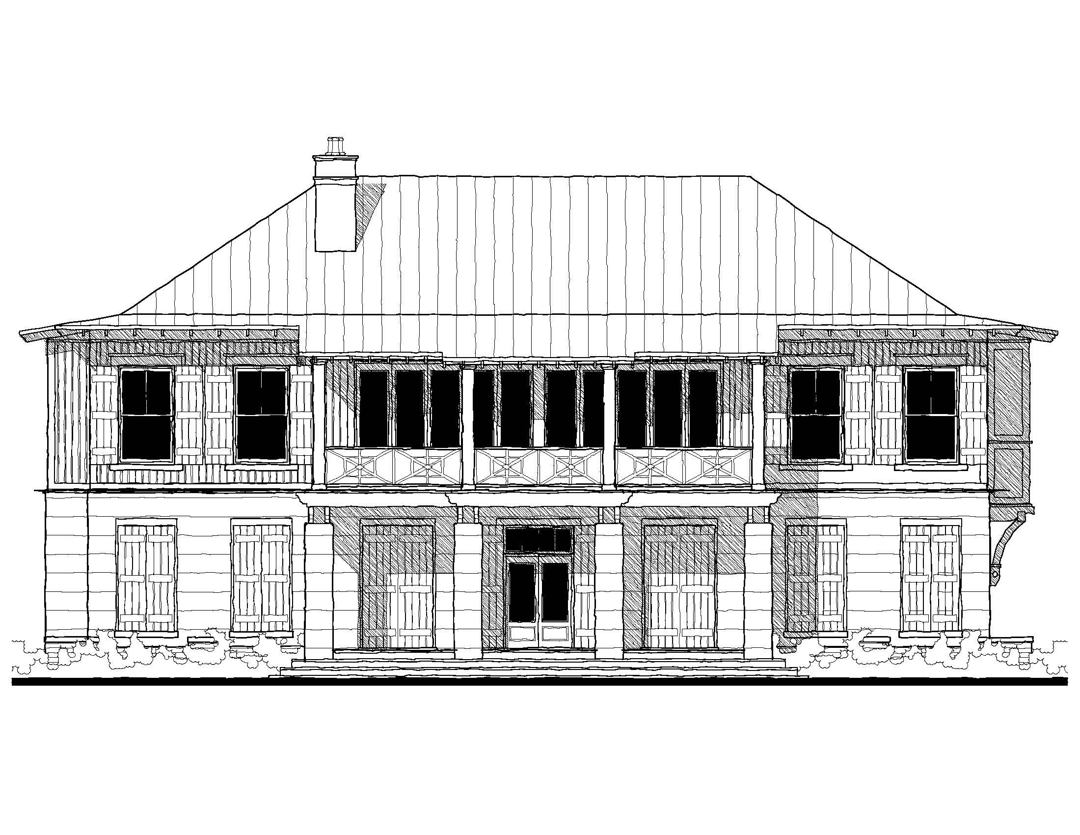 Spring House — featured elevation