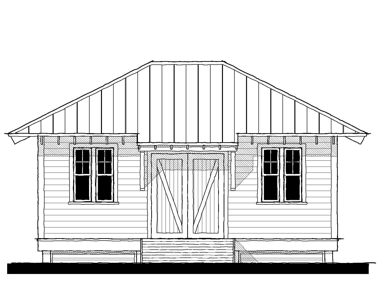 Studio (20303s) — featured elevation