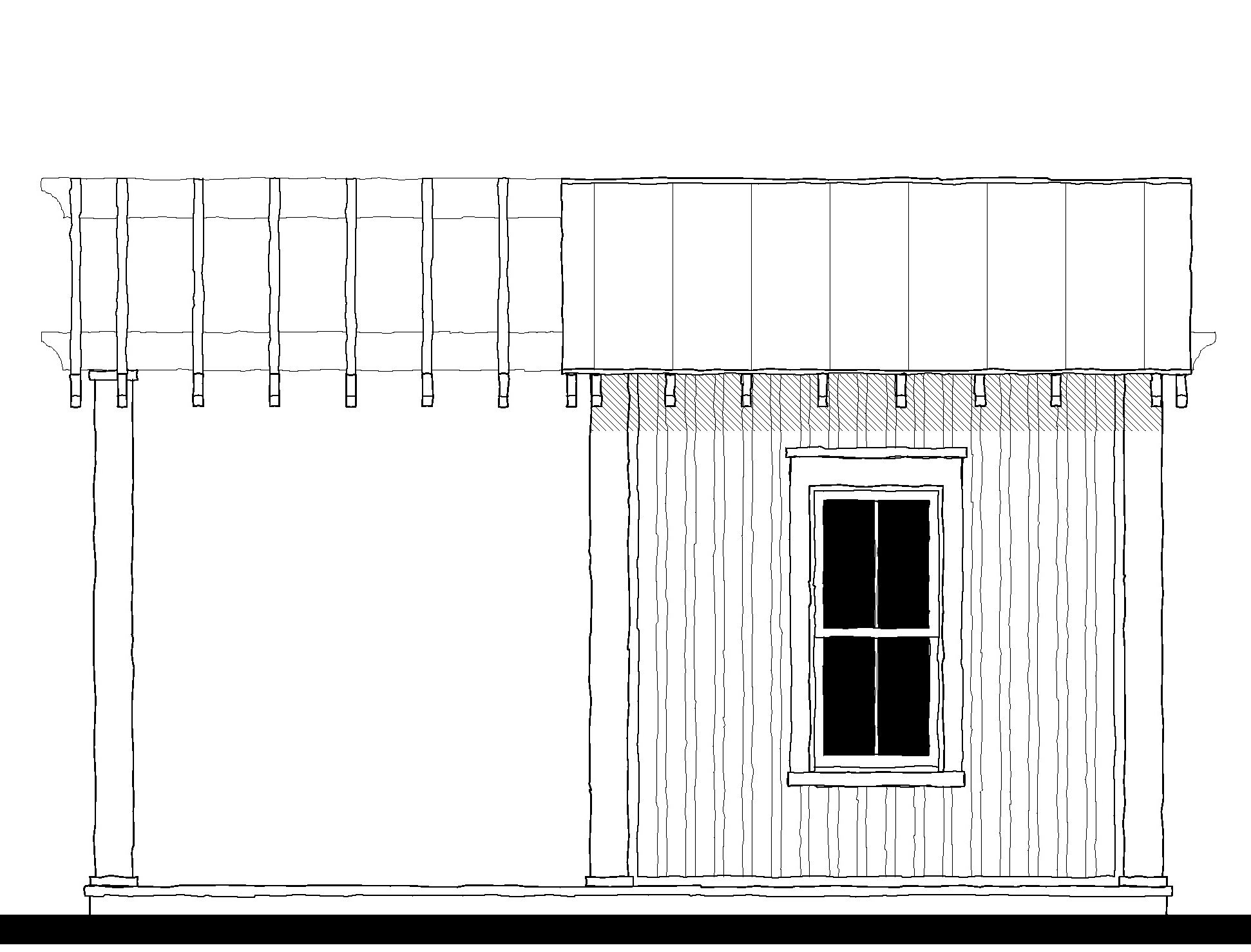 Studio Shed (07117S) — featured elevation