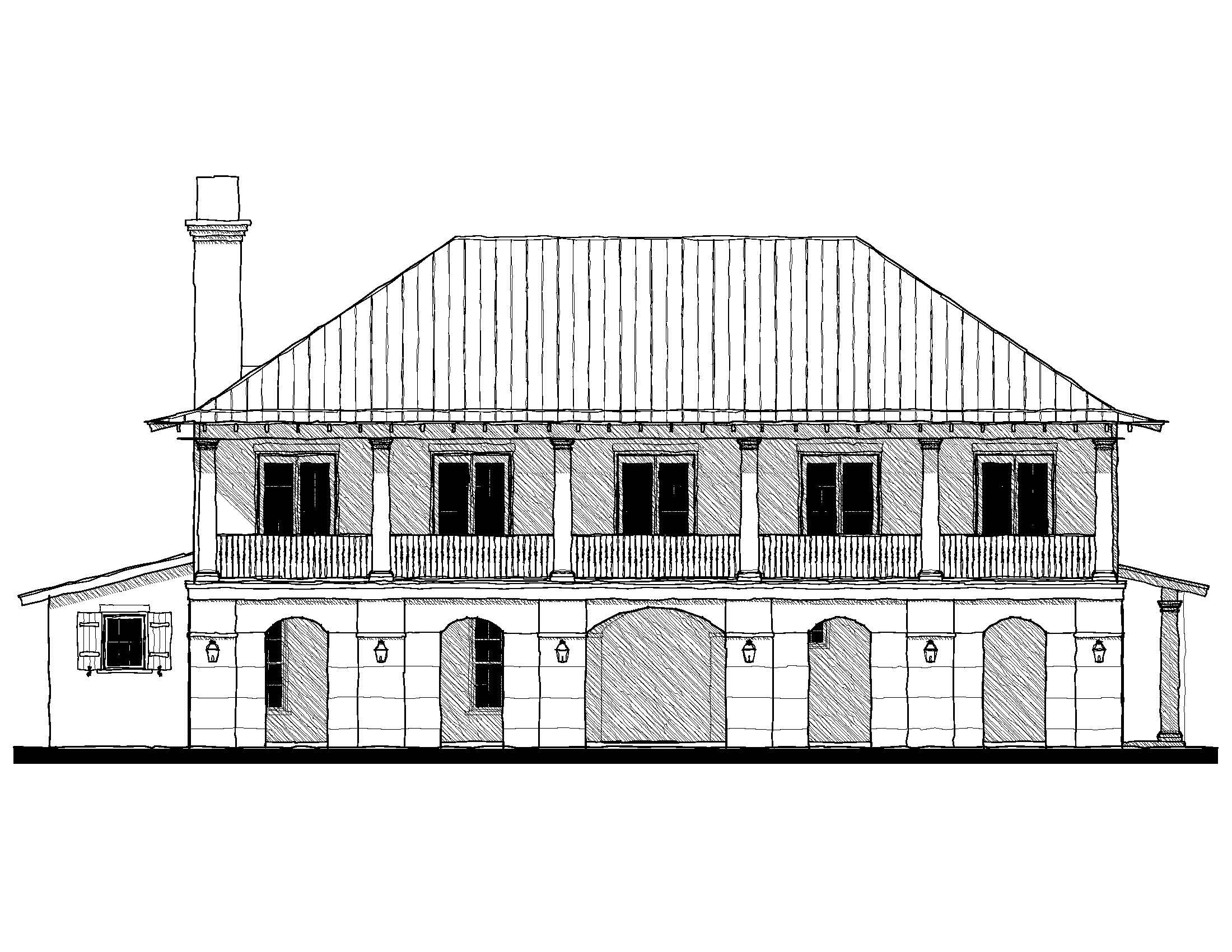 The Abacoa (10105) — featured elevation