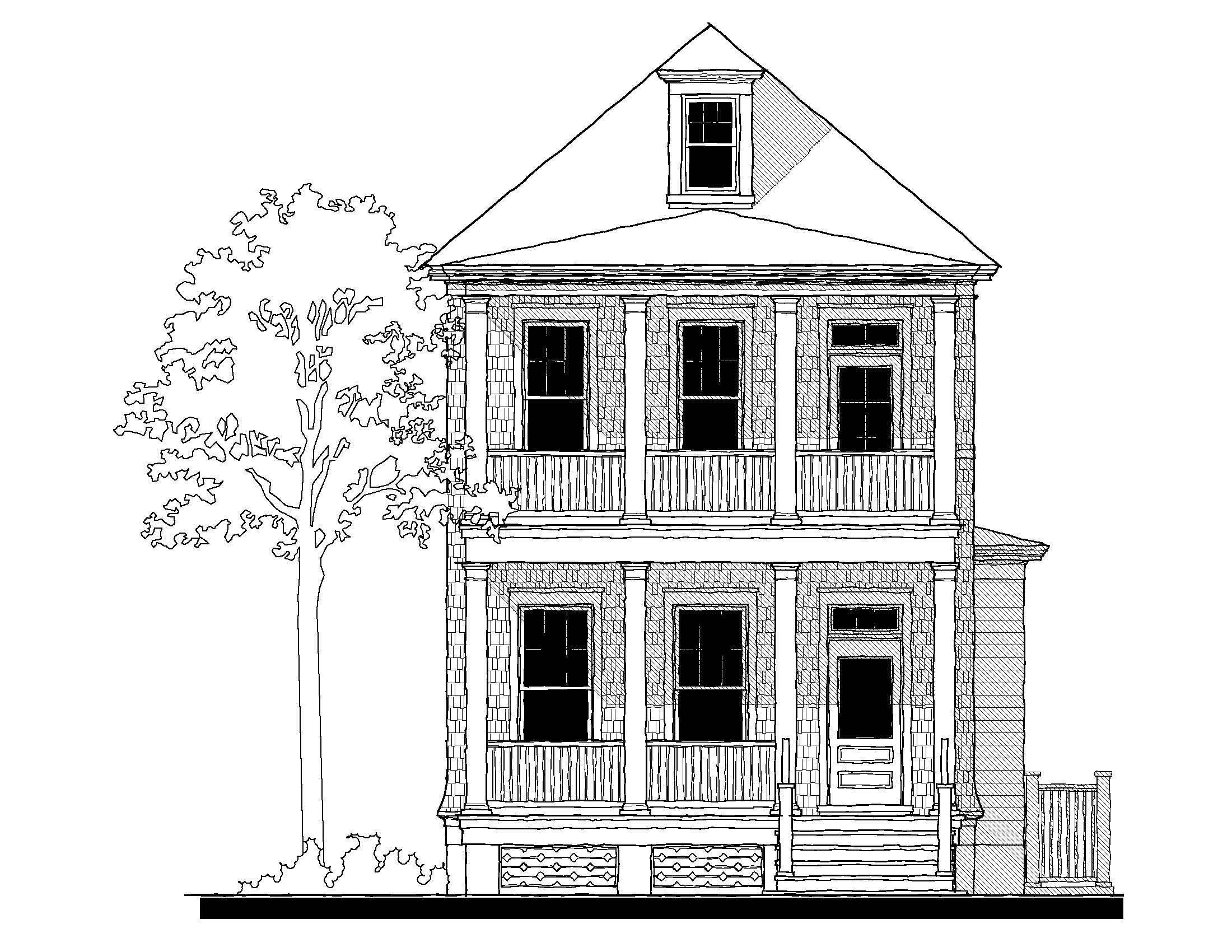 The Barclay (07353) — featured elevation