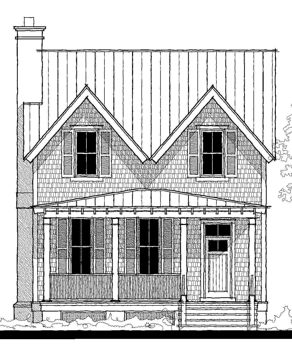 The Bartlett — featured elevation