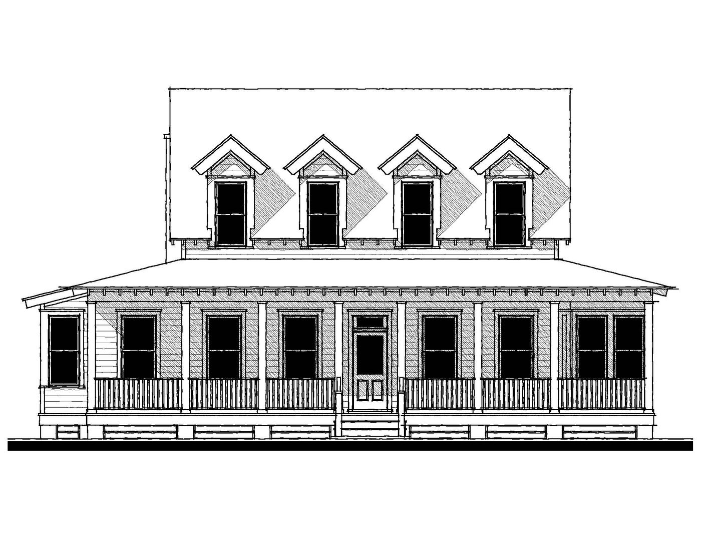 The Belle View (153140) — featured elevation