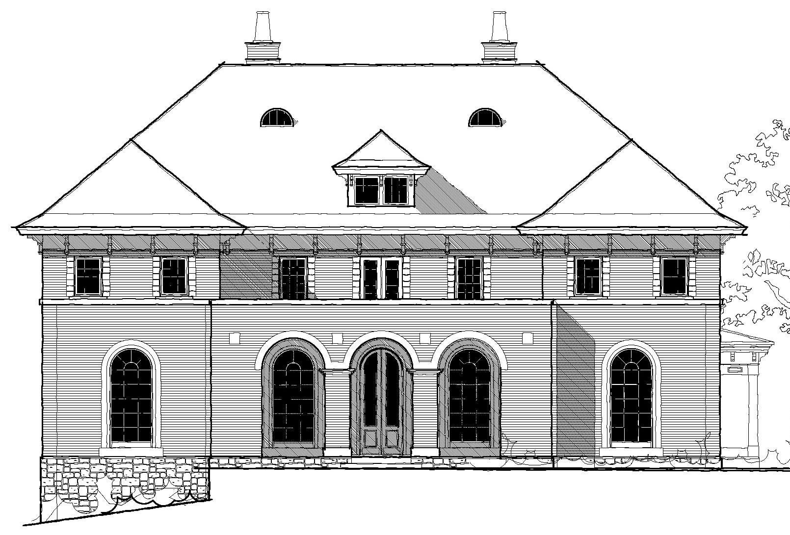 The Caldwell (06525) — featured elevation