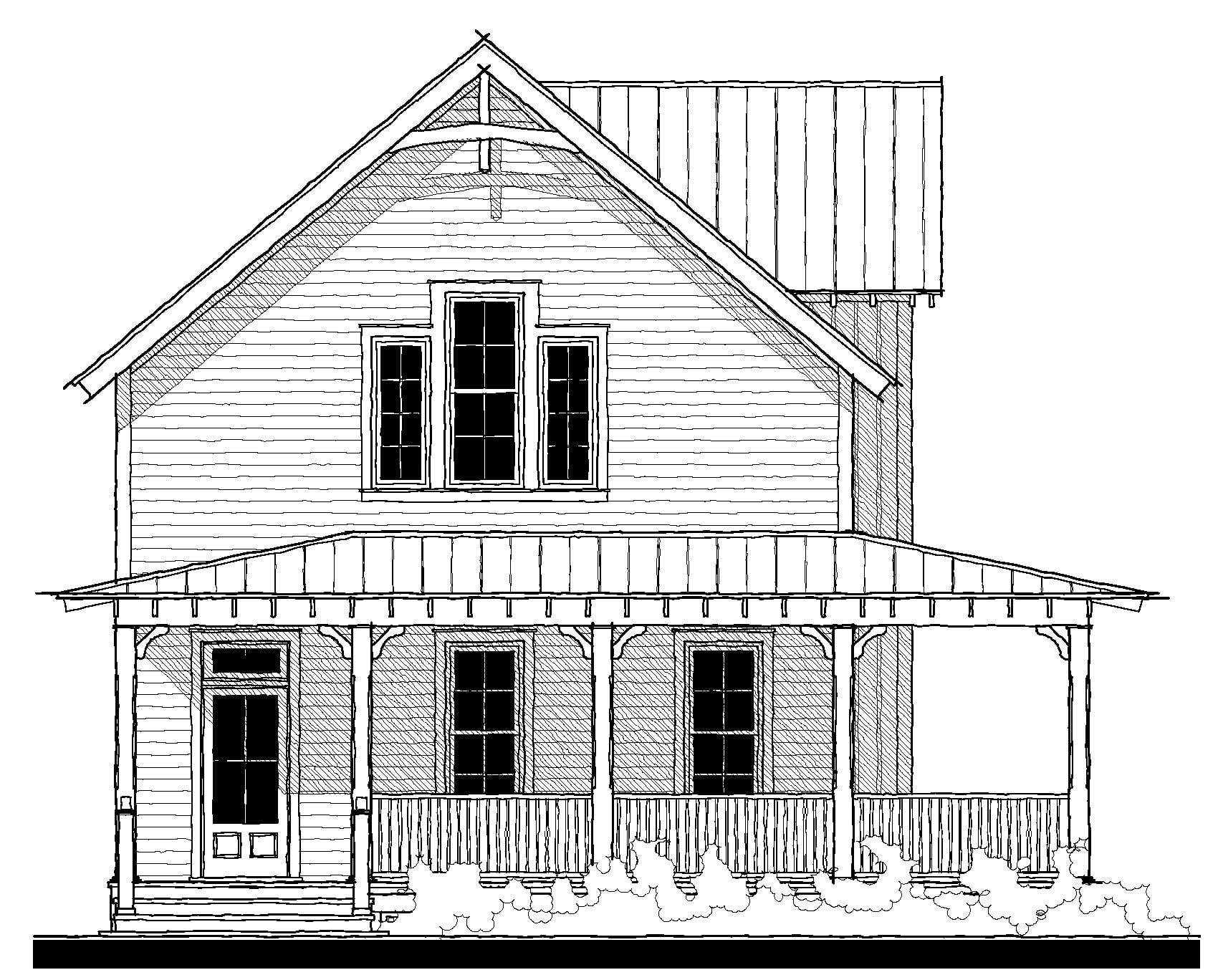 The Camden (09412G) — featured elevation