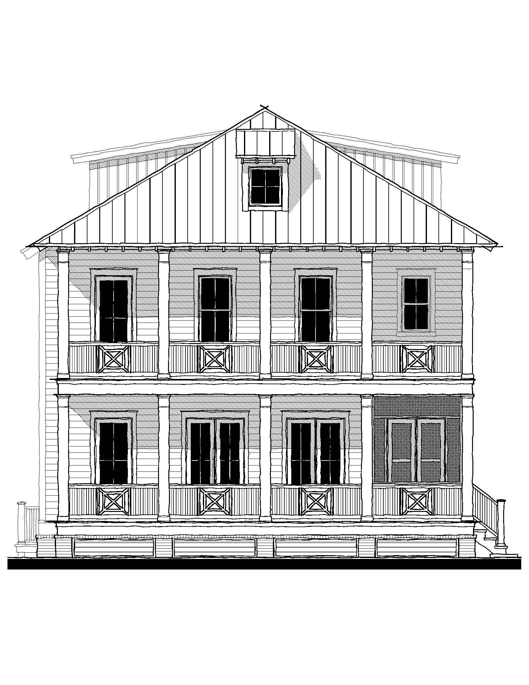 The Camden (16403J) — featured elevation