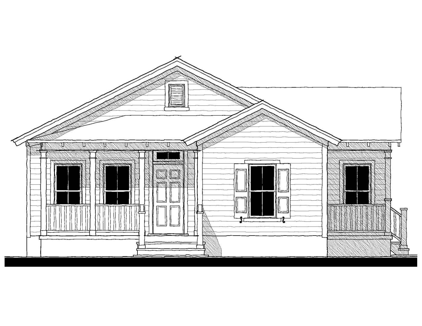 The Duke Street (10301C) — featured elevation