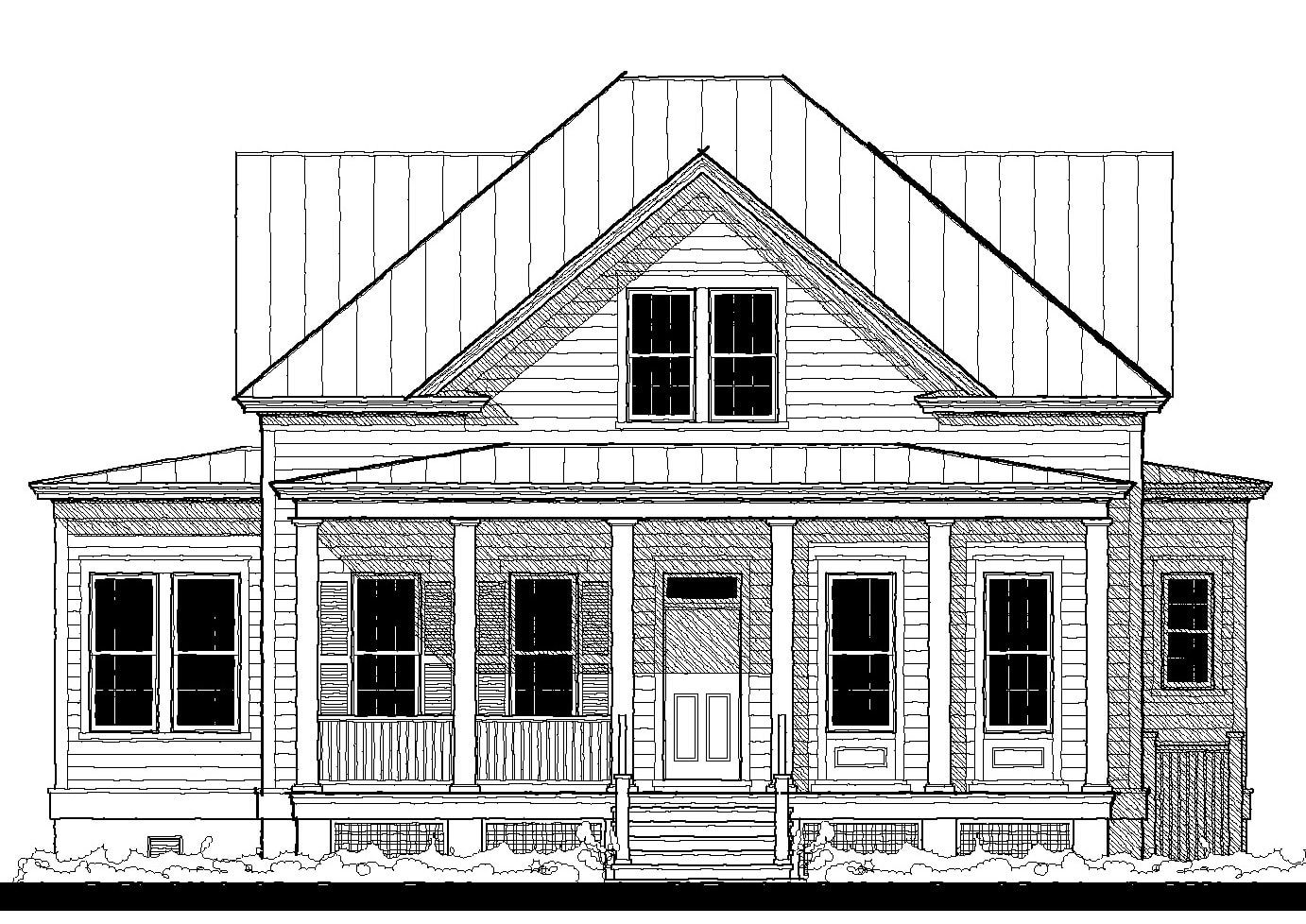 The Eden (16403F) — featured elevation