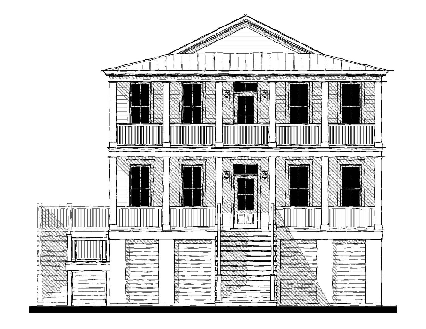 The Elliot (16387) — featured elevation