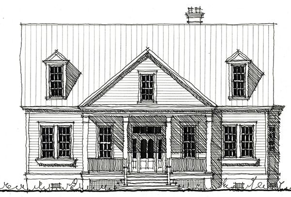The Georgetown — featured elevation