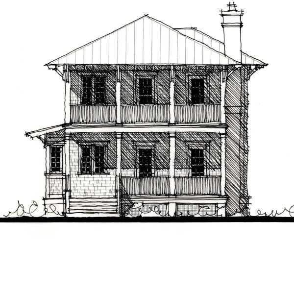 The Grayton Beach — featured elevation