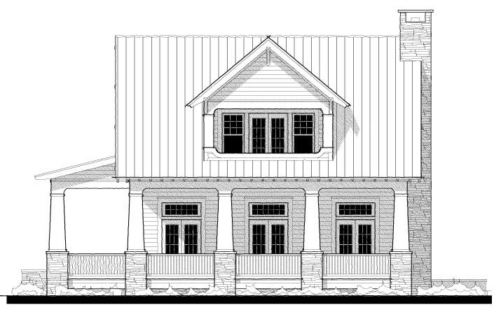 The Highland Cottage (07707) — featured elevation