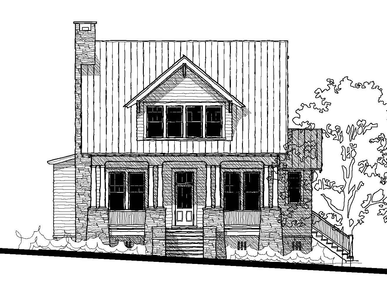 The Highland Cottage (143195) — featured elevation