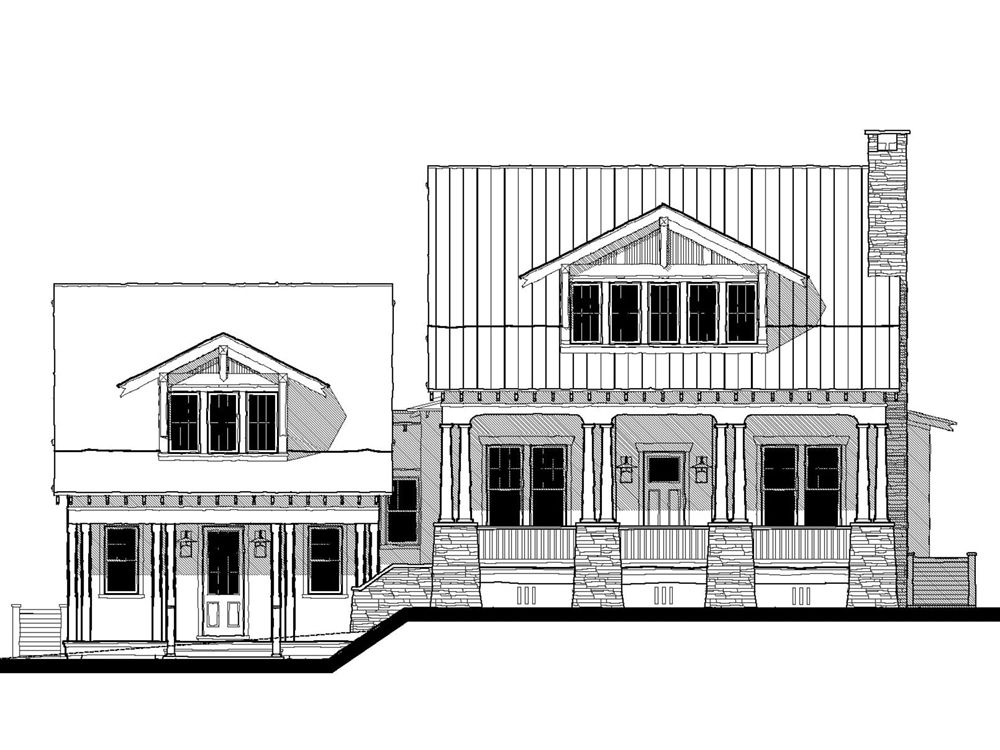 The Highland Cottage (21356) — featured elevation