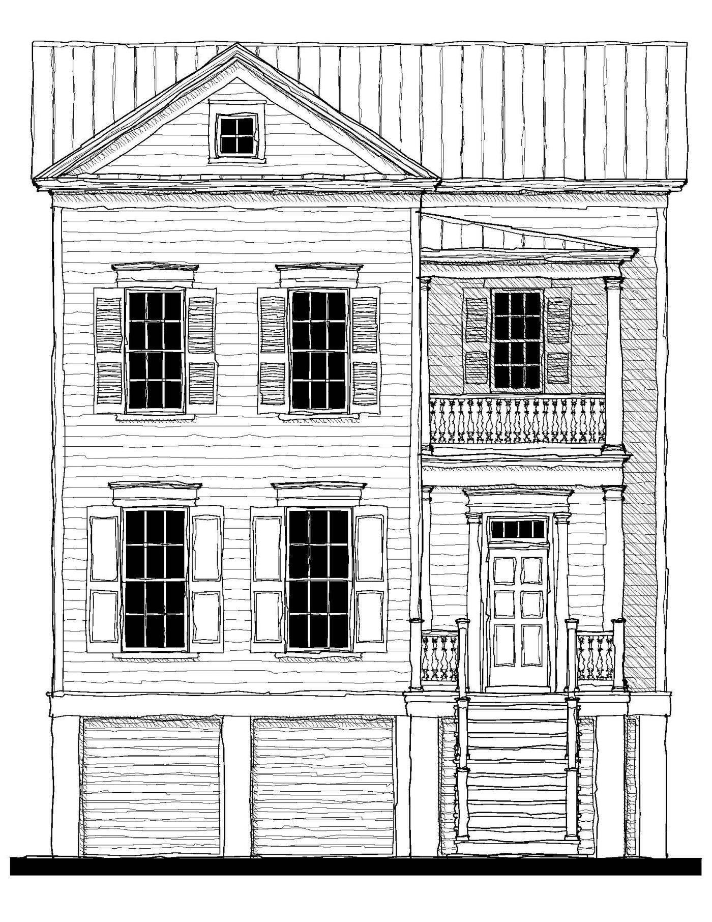 The Marshview (10701) — featured elevation