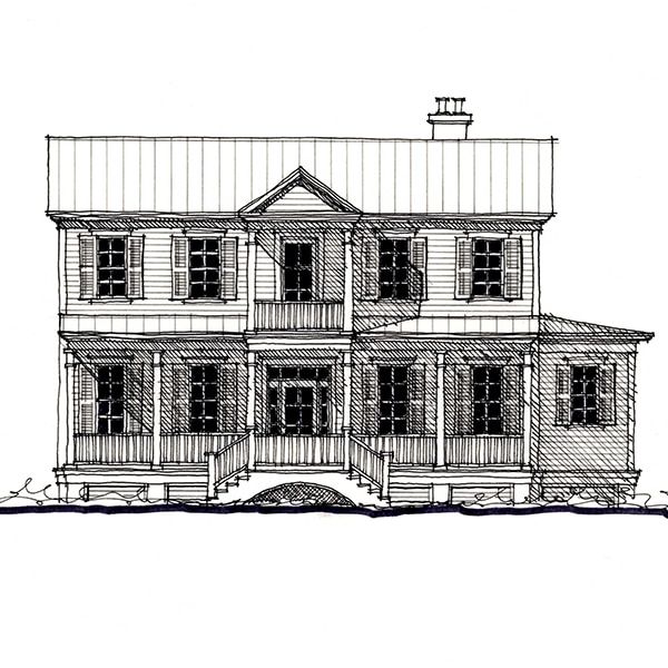 The Oglethorpe — featured elevation
