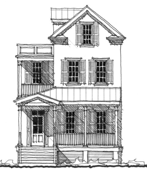 The Olivia — featured elevation