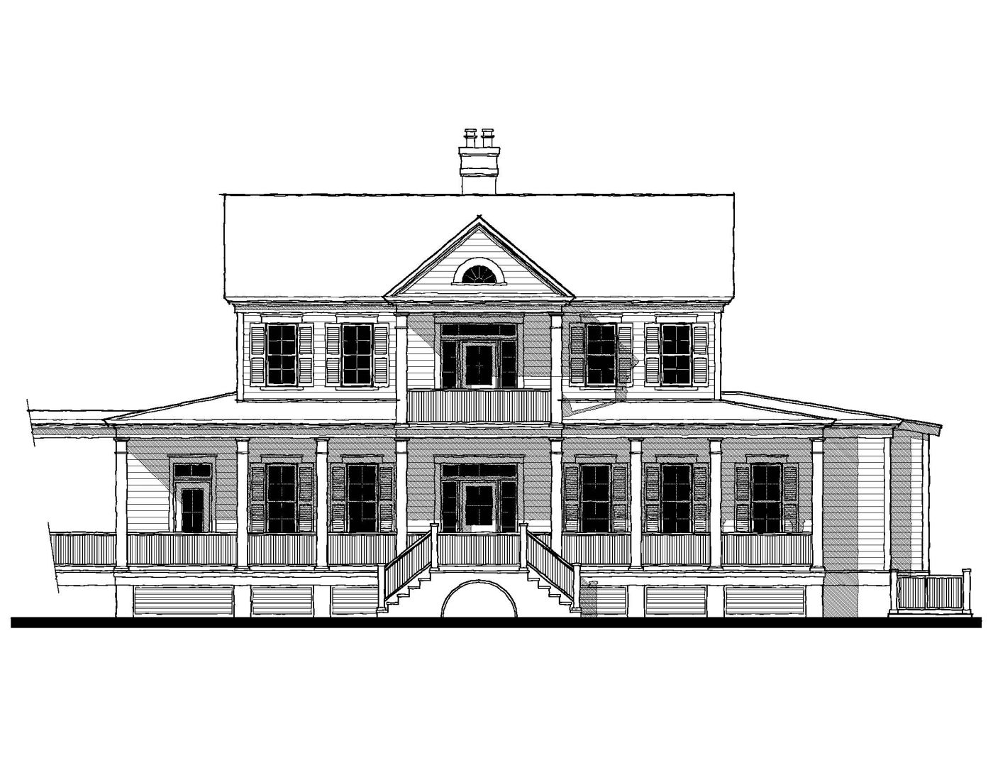 The Palmetto (043242) — featured elevation