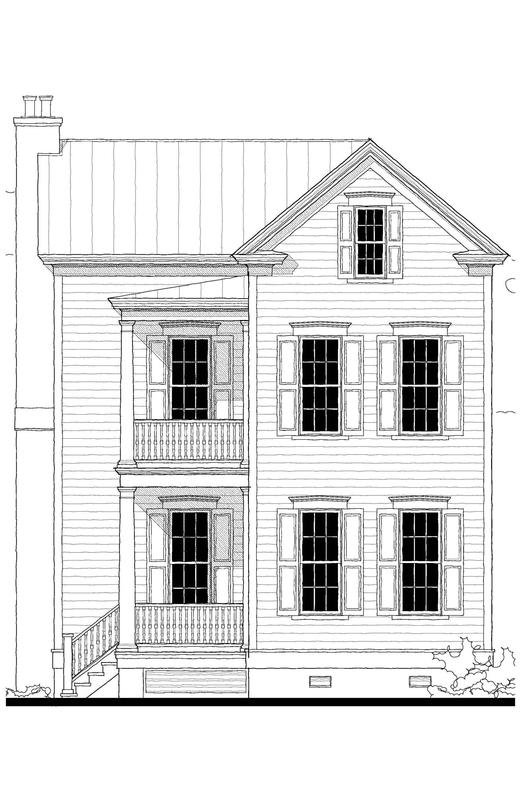 The Radcliffe (053261C) — featured elevation