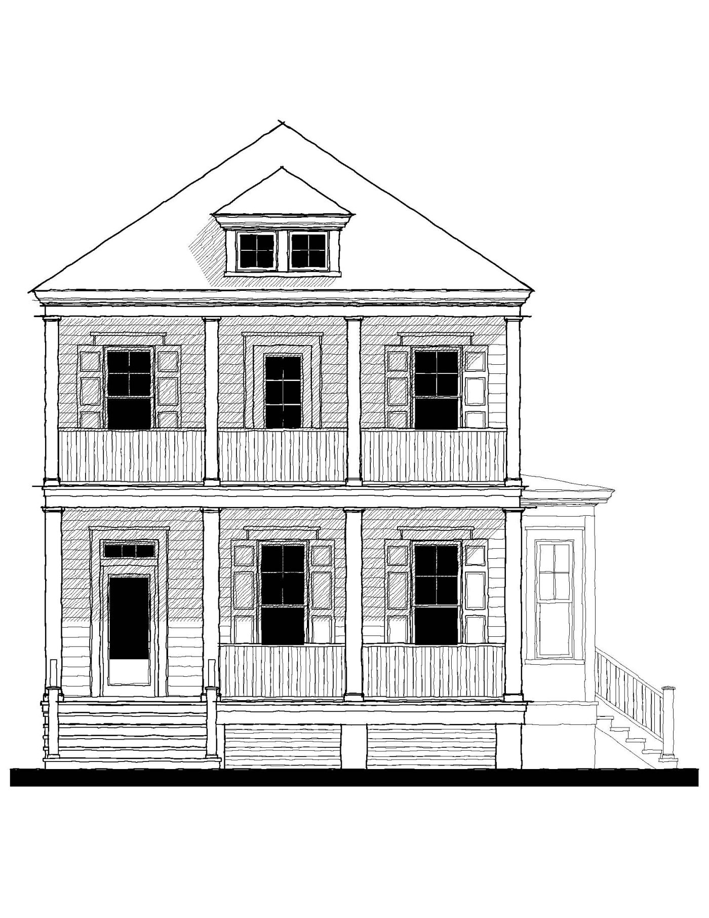 The Riley (133146) — featured elevation