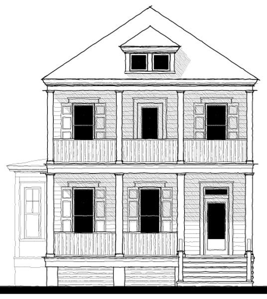 The Riley (14338A) — featured elevation