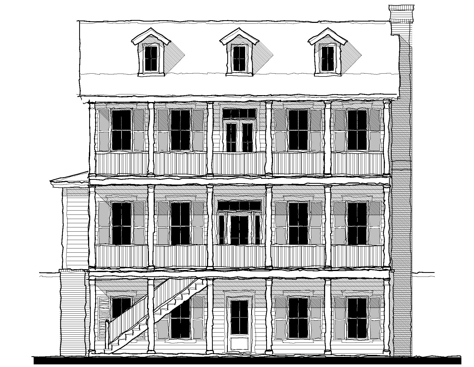 The Six Sisters (213196A) — featured elevation
