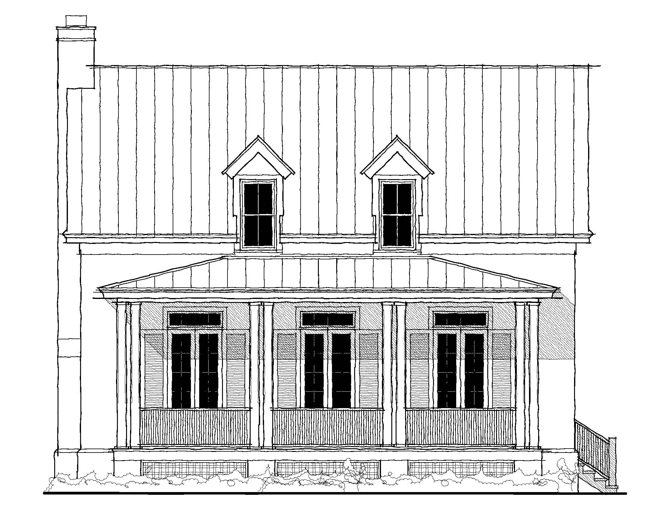 The Southside Cottage — featured elevation