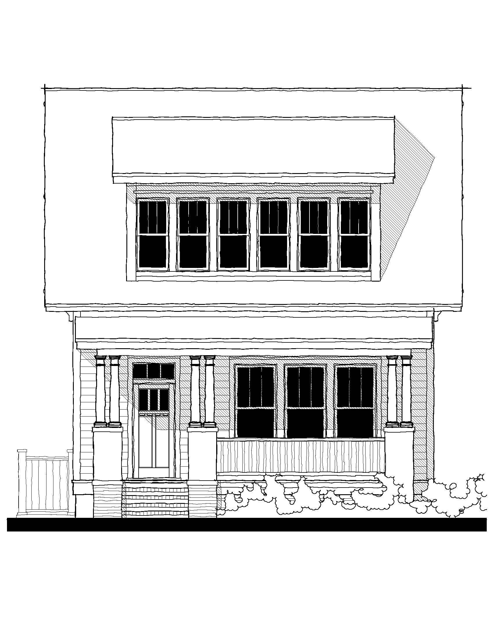 The Summerville — featured elevation