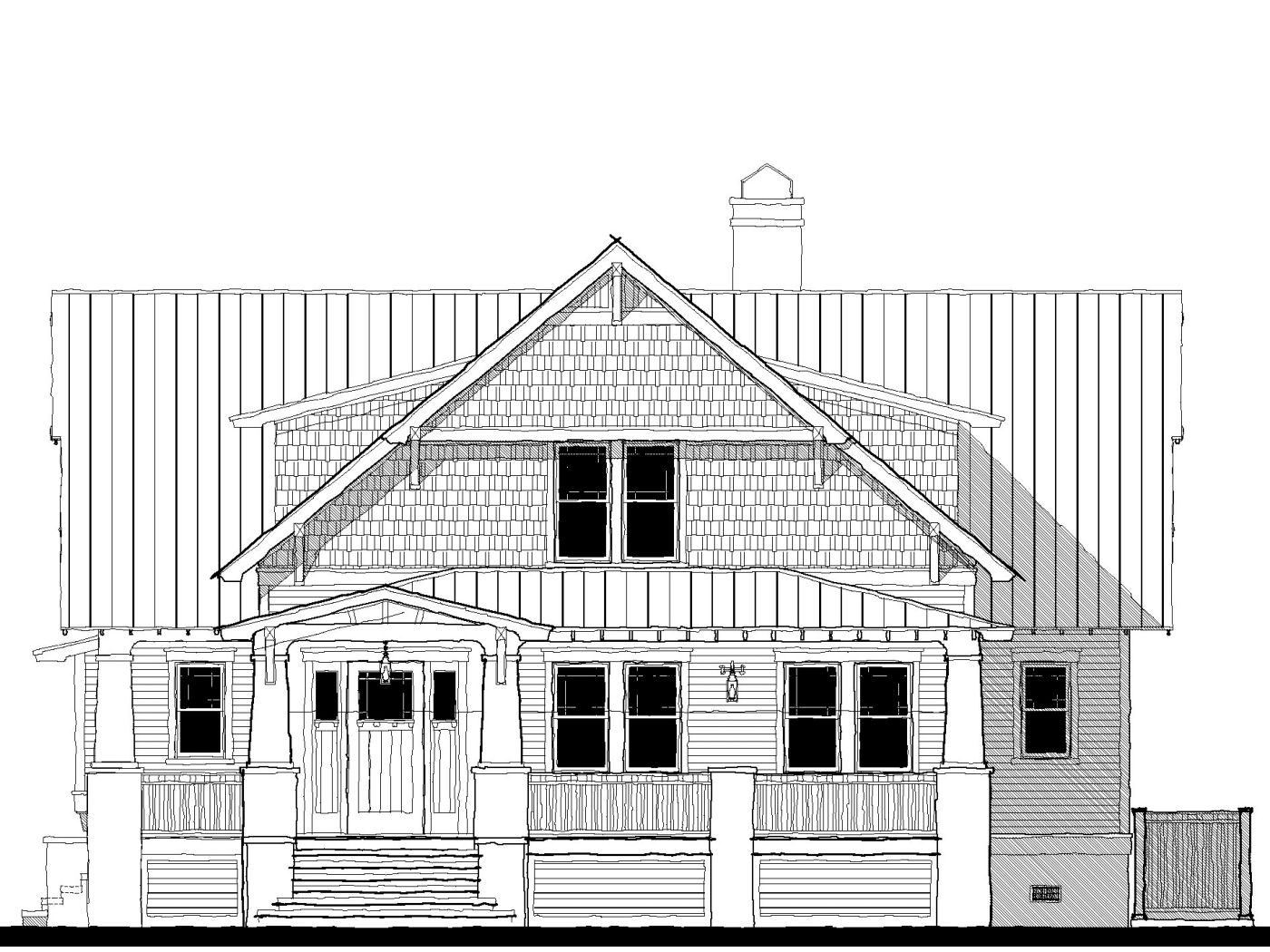 The Vannoy — featured elevation