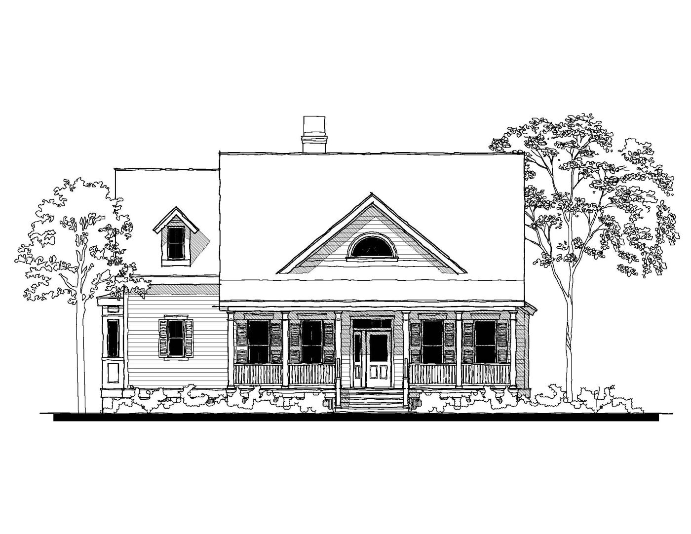 The Westport (09319) — featured elevation
