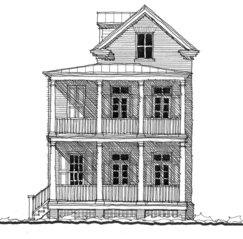 The Woodley — featured elevation
