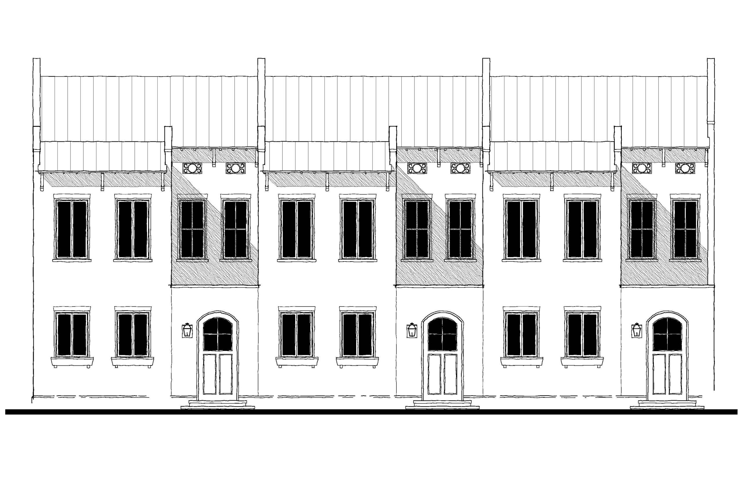 Thunderbolt Townhouse — featured elevation