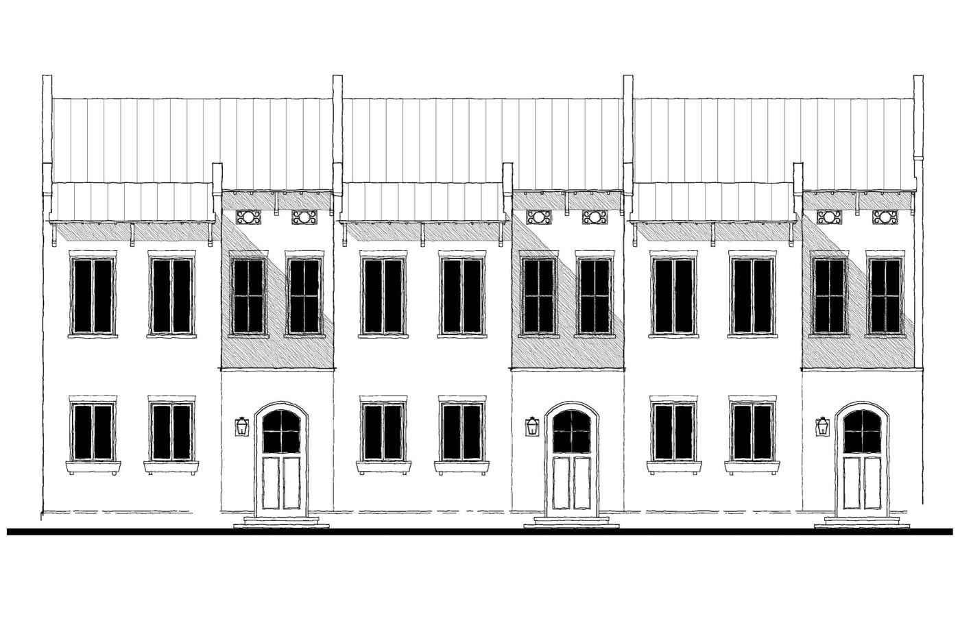 Thunderbolt Townhouse — featured elevation