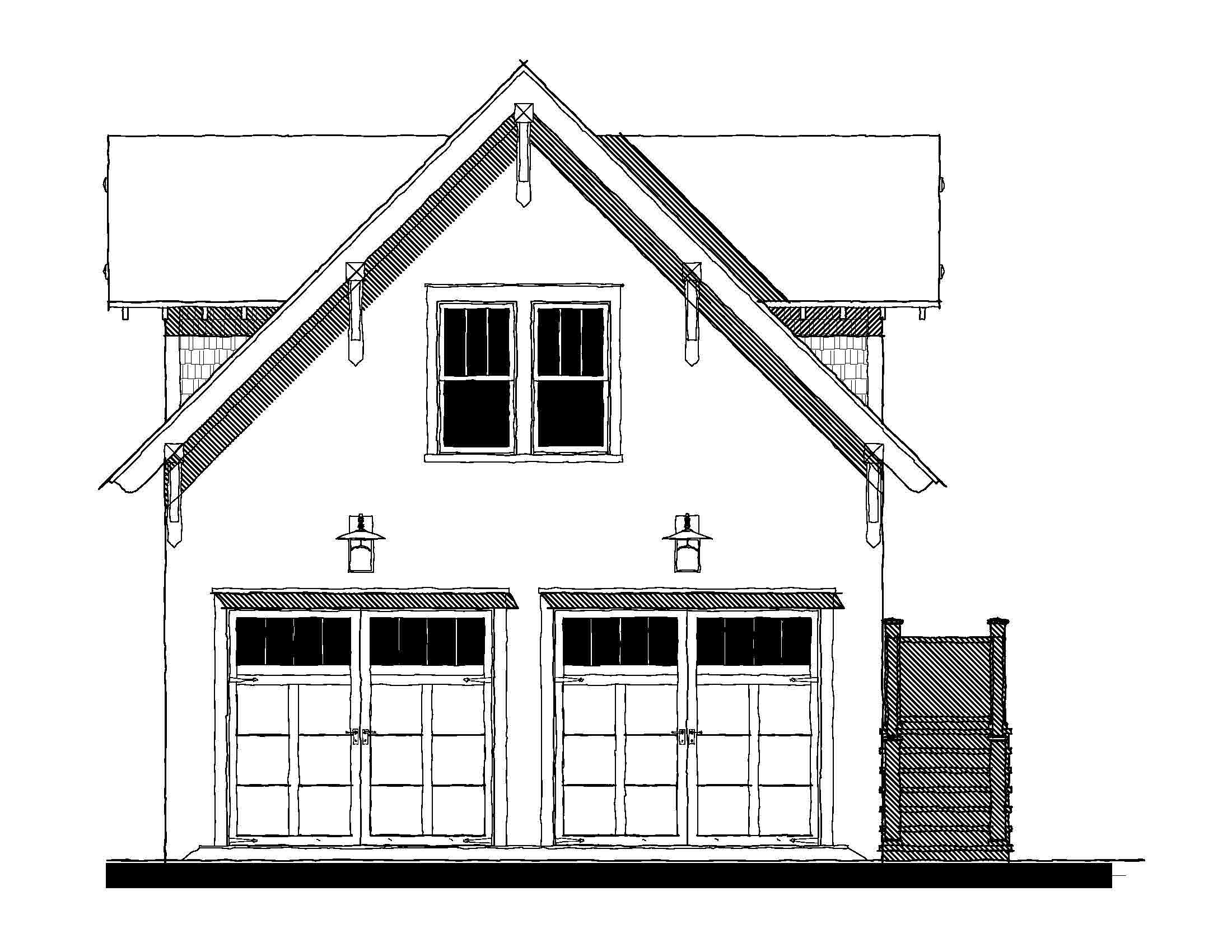 TL16120 Garage — featured elevation