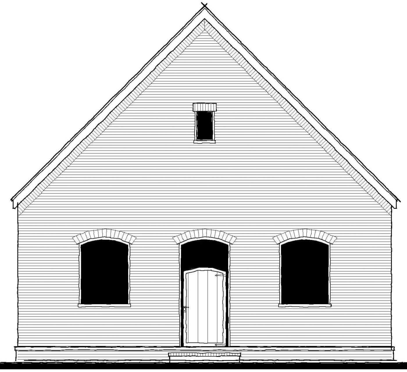 Topsail Cottage (20347) — featured elevation