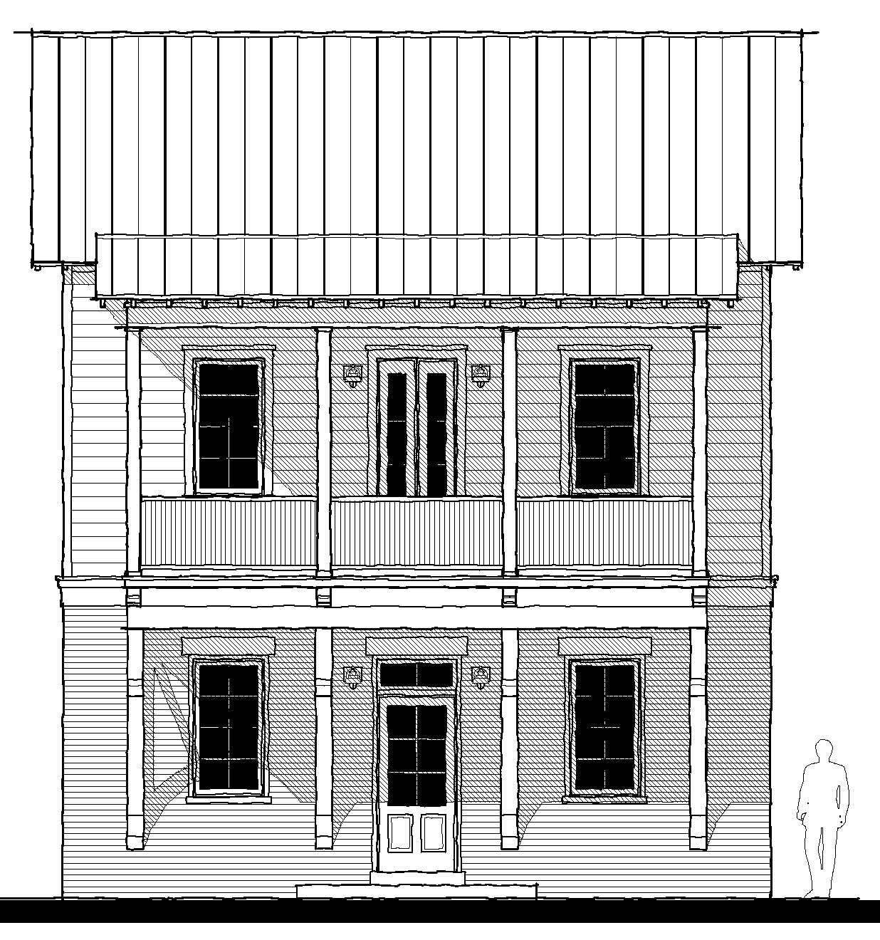 Union Village Carriage House — featured elevation