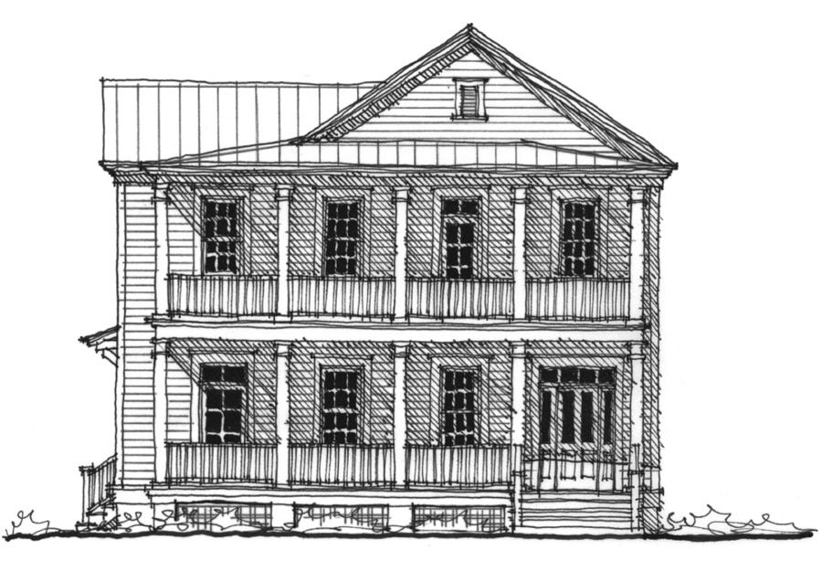 Van Hoy Manor — featured elevation