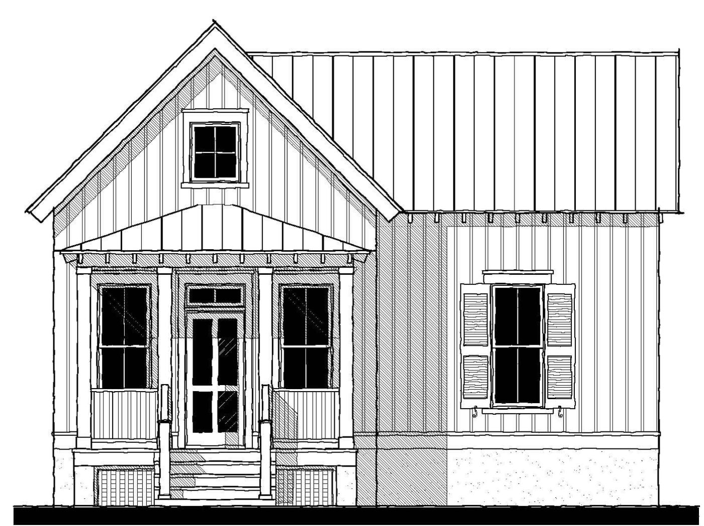 Wharf Street Cottage (21311) — featured elevation