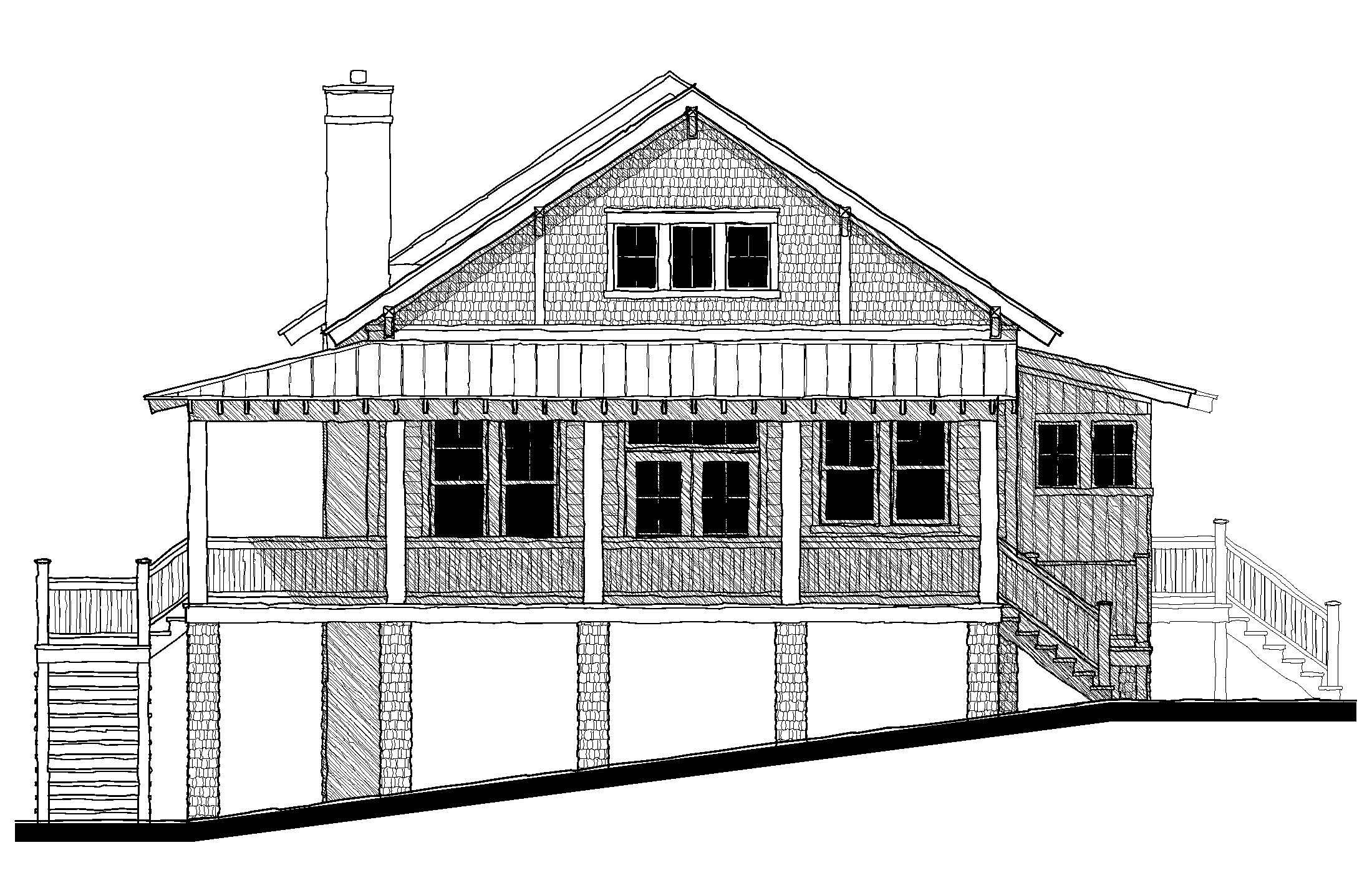 Whisper Creek Cottage (153156) — featured elevation