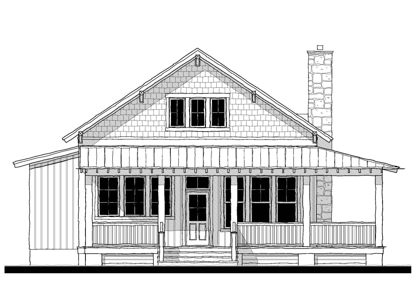 Whisper Creek Cottage (153226) — featured elevation