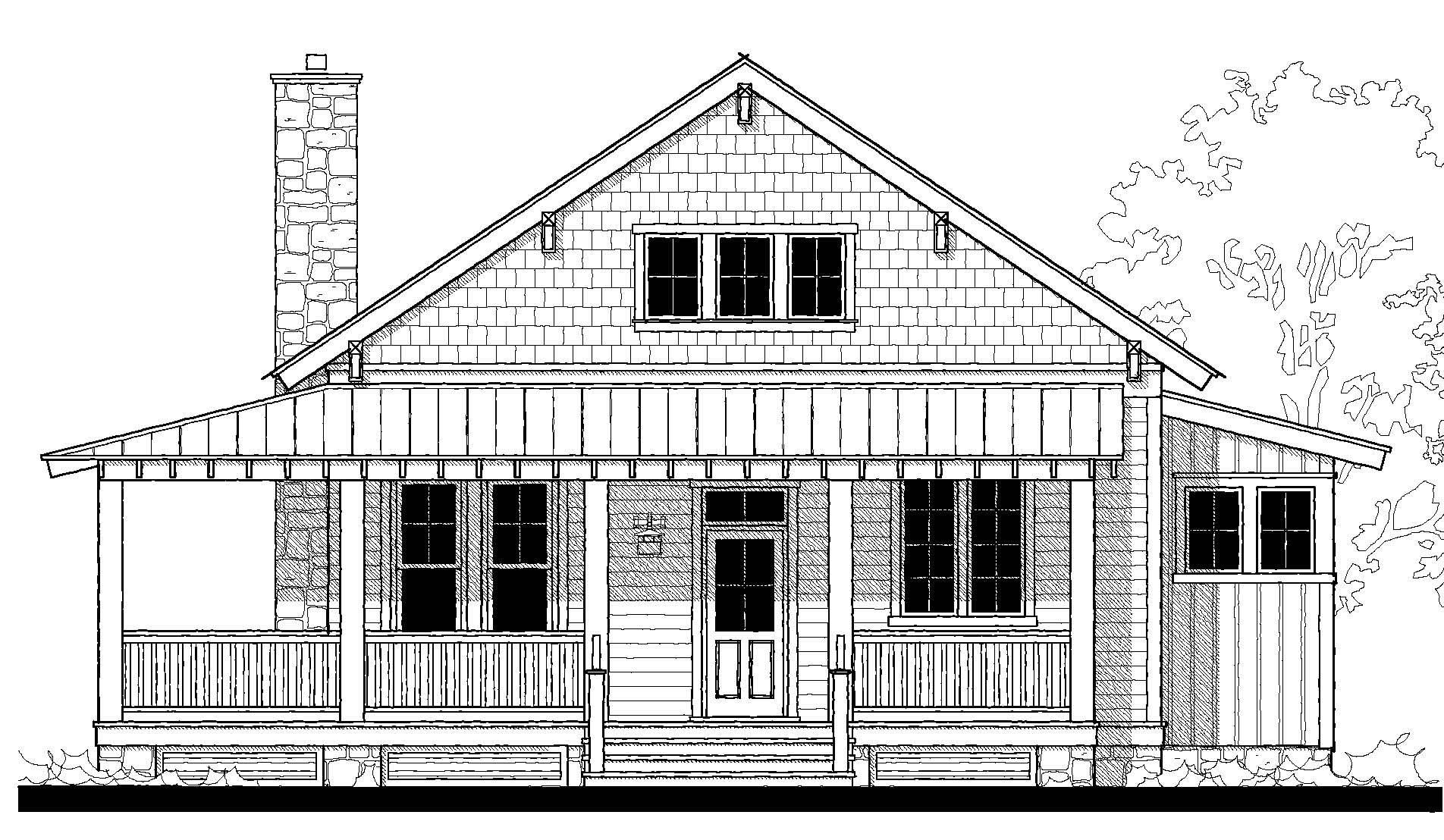 Whisper Creek Cottage (163212) — featured elevation
