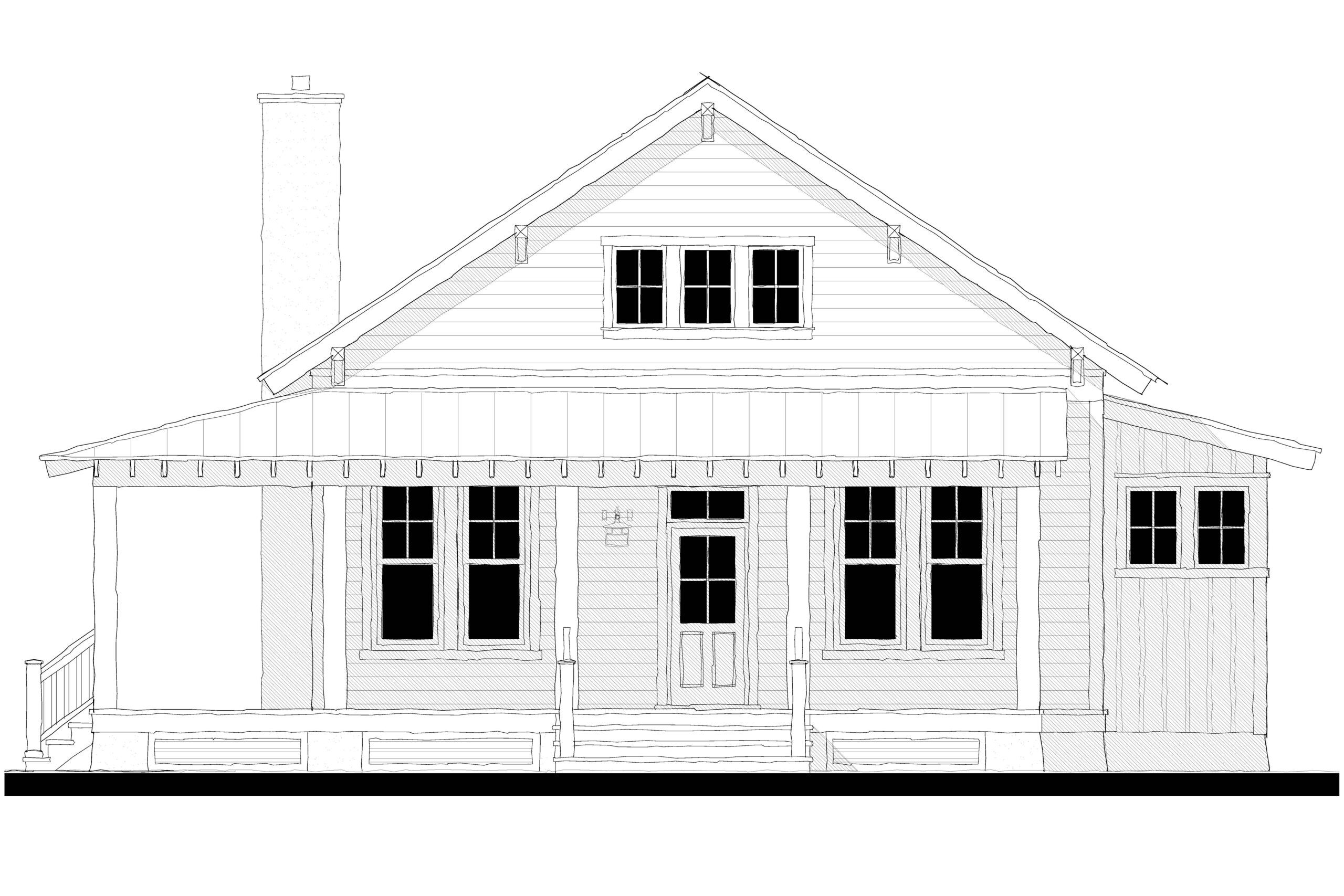 Whisper Creek Cottage (16368A) — featured elevation