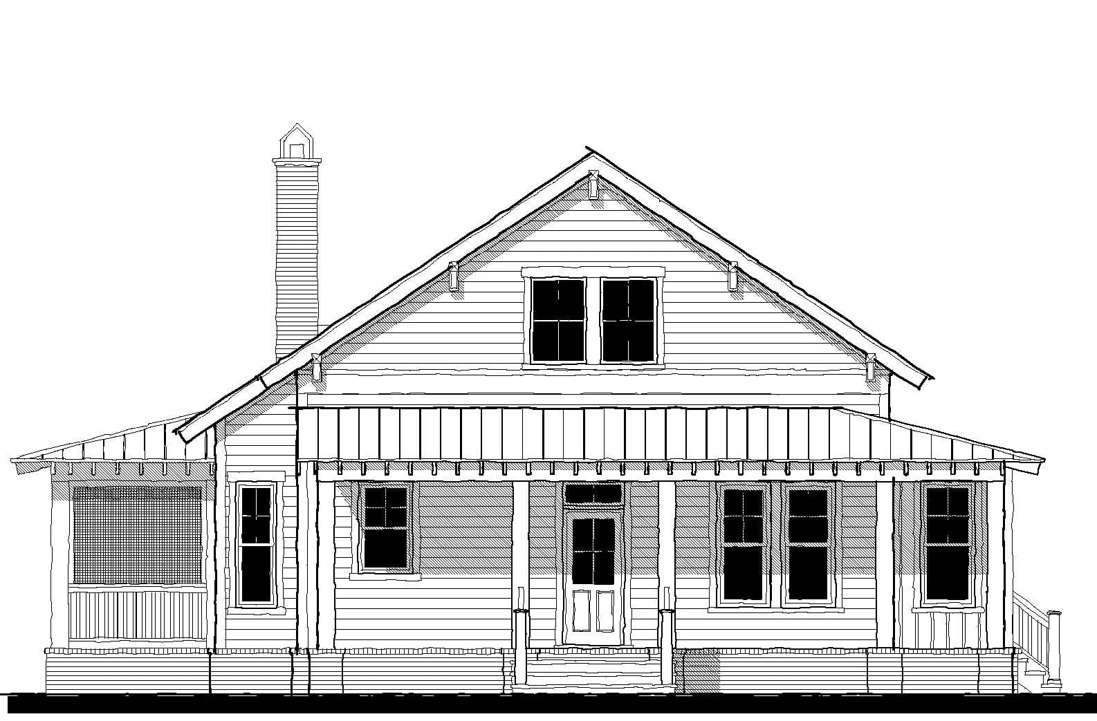 Whisper Creek Cottage (19308) — featured elevation
