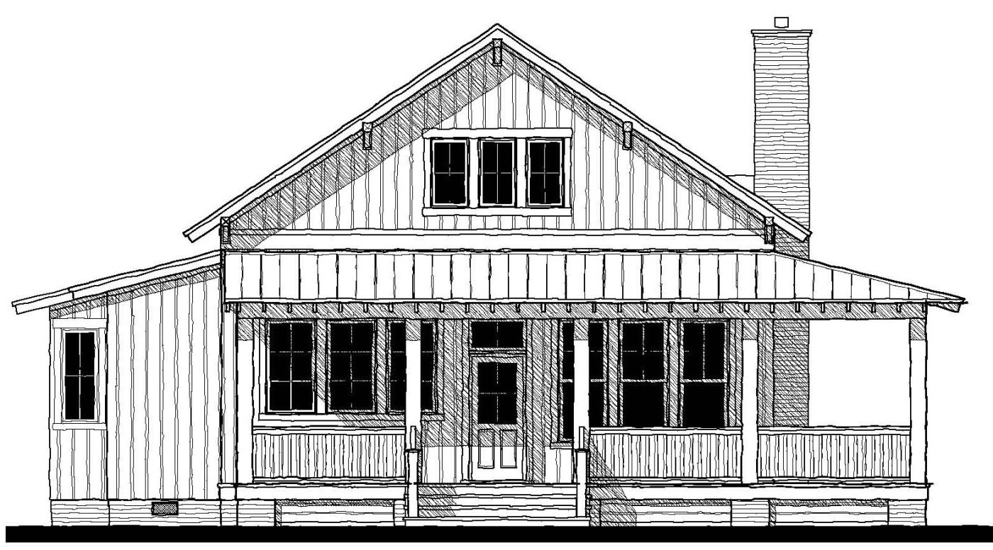 Whisper Creek Cottage (20362) — featured elevation