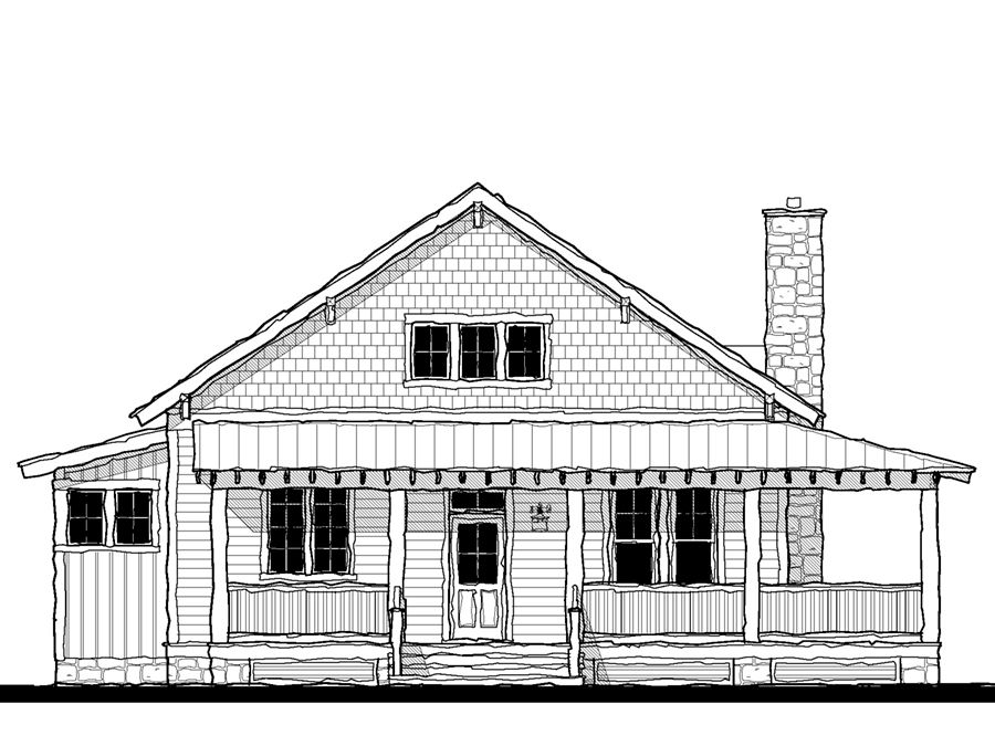Whisper Creek Cottage (23348) — featured elevation