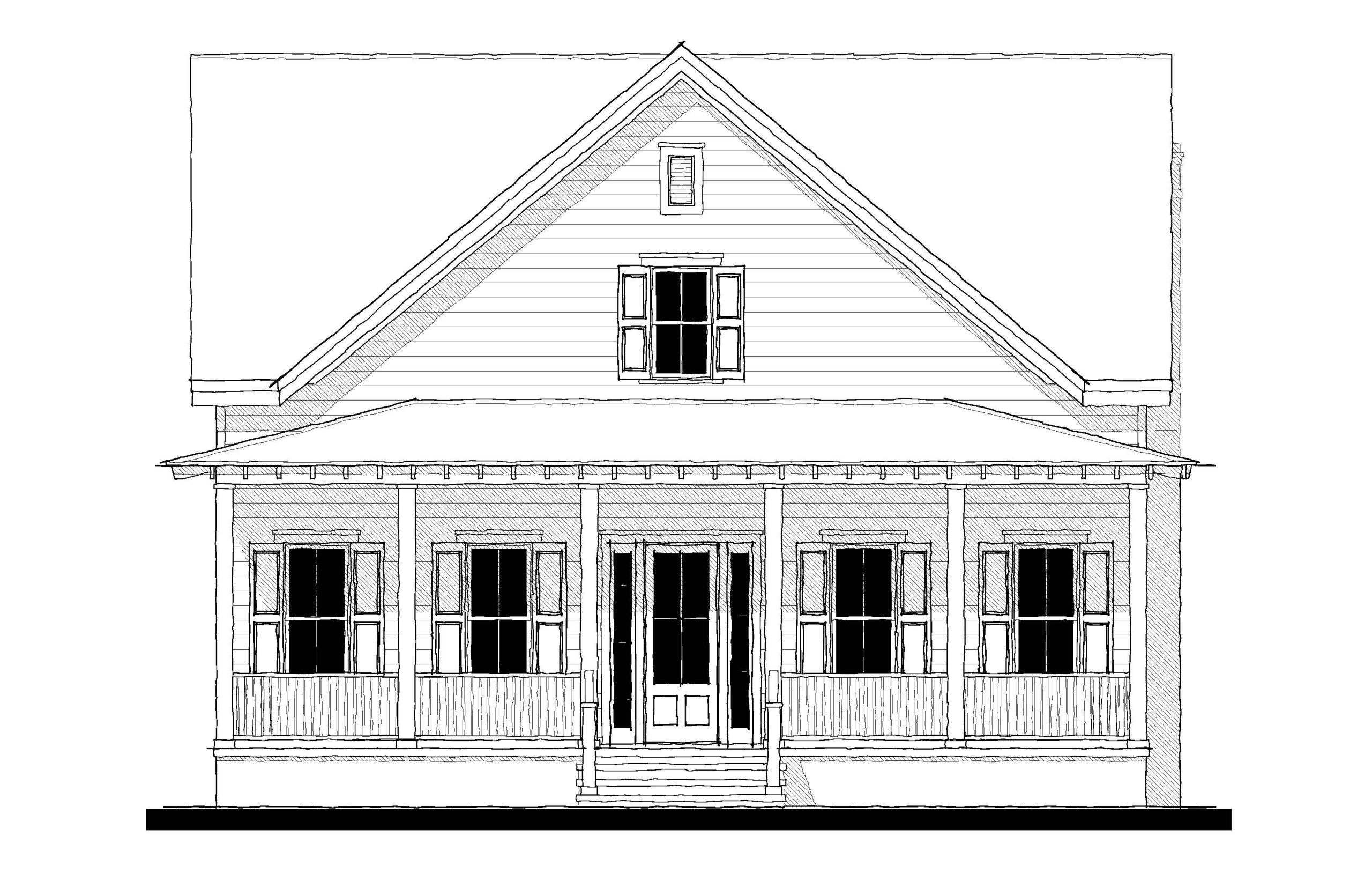 White Hall (153100) — featured elevation