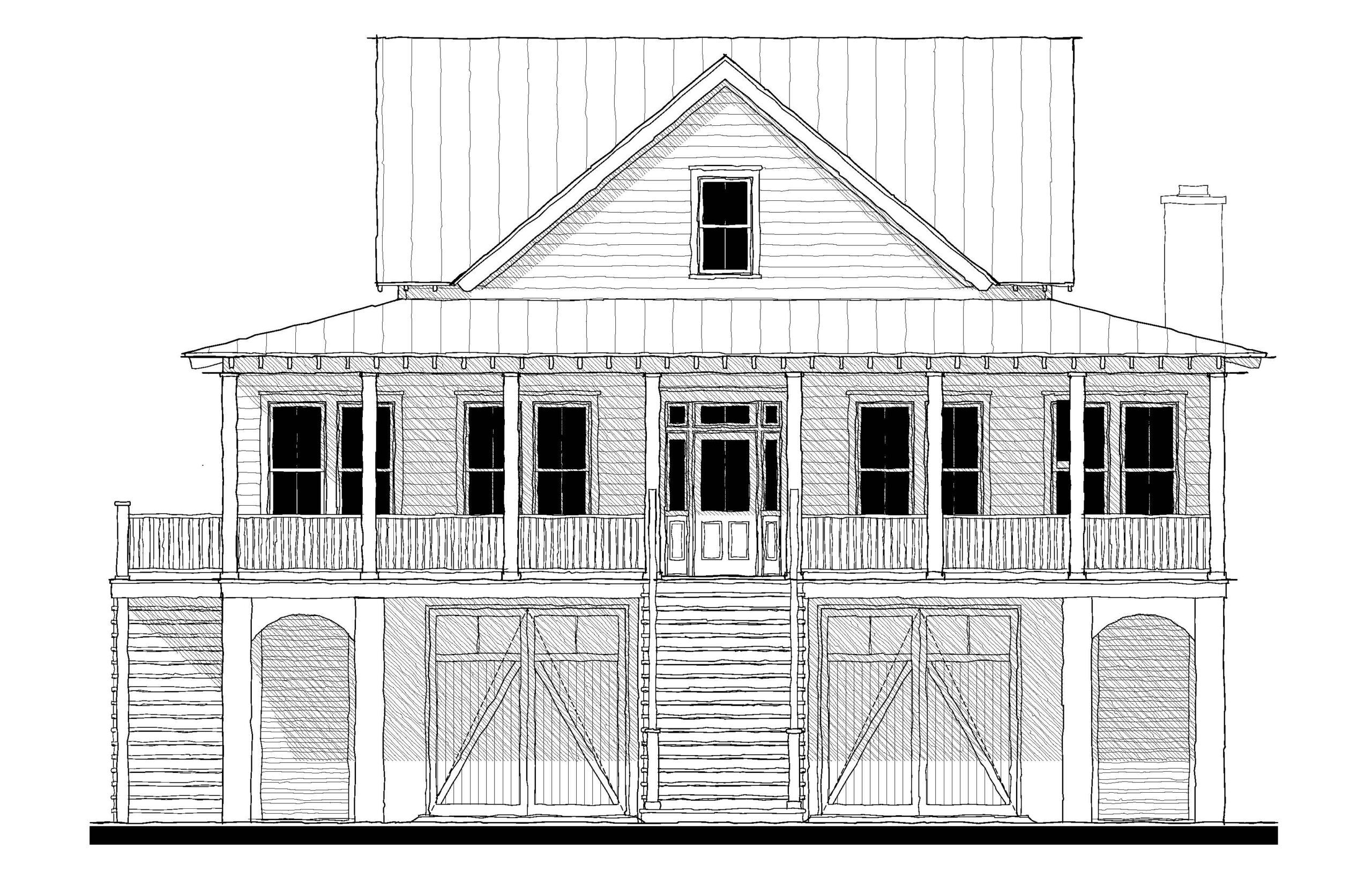White Hall (15361) — featured elevation